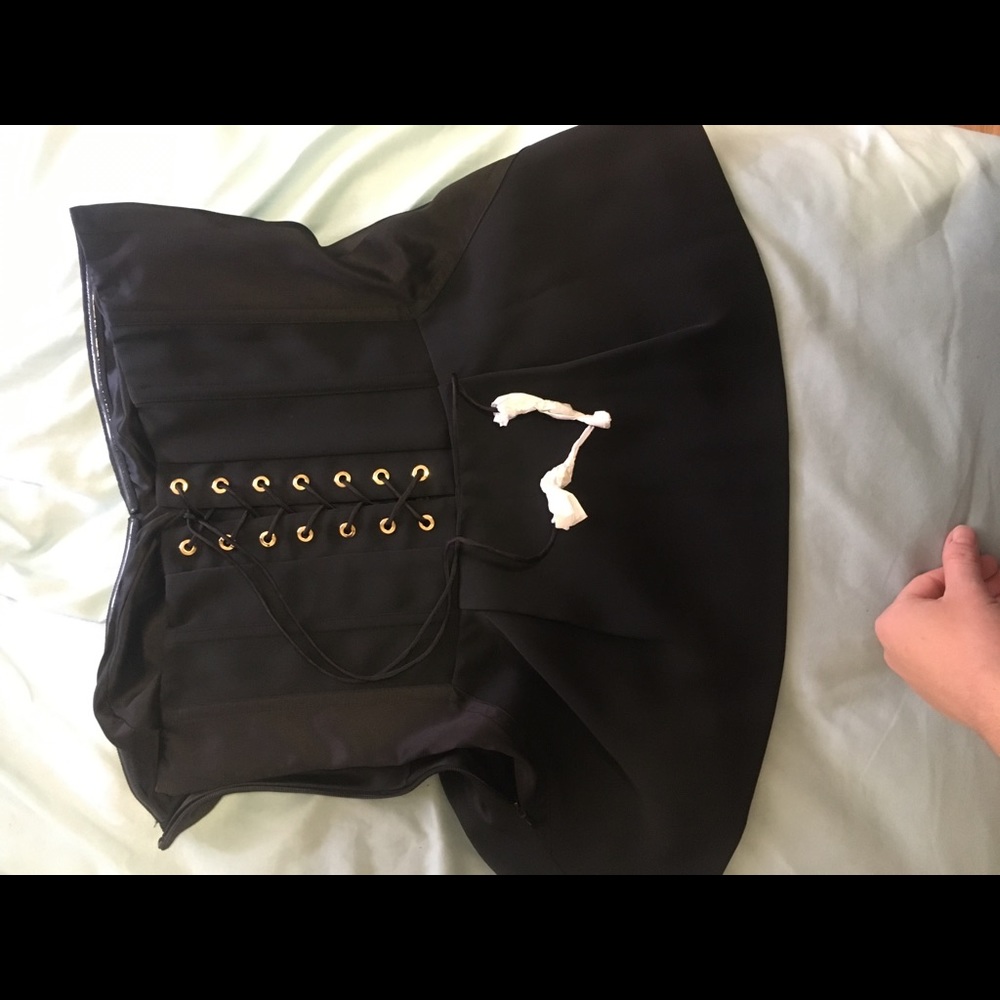 NWOT Sexy lace back Corset top